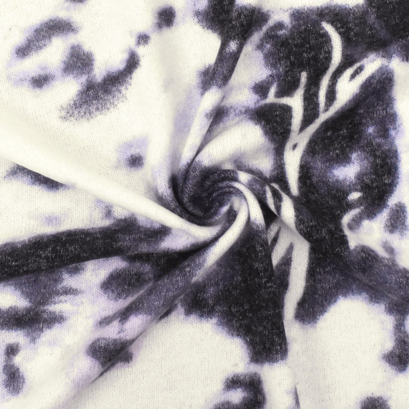 1 Yard Brushed Tie Dye Rayon Jersey Knit Stretch Fabric 60 Inches