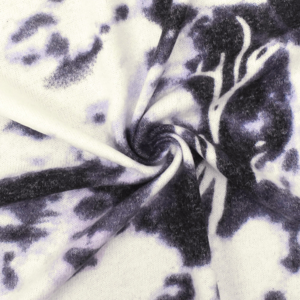 1 Yard Brushed Tie Dye Rayon Jersey Knit Stretch Fabric 60 Inches