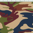 Printed Spandex Camouflage Multicolor Swimwear