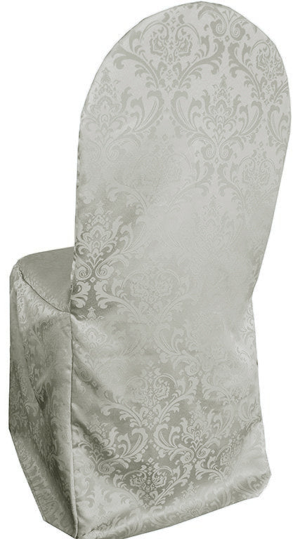 Jacquard Banquet Chair Cover Silver