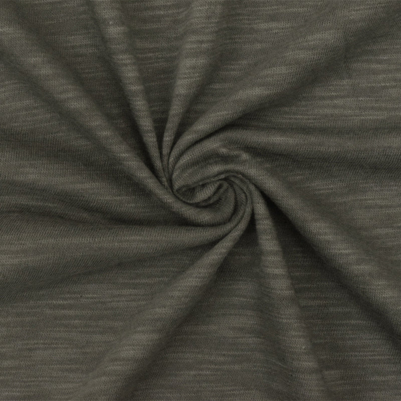 1 Yard Charcoal Gray Slub Stretch Spandex Rayon Jersey Knit Fabric For Dresses And Overlays 58 Inches Width