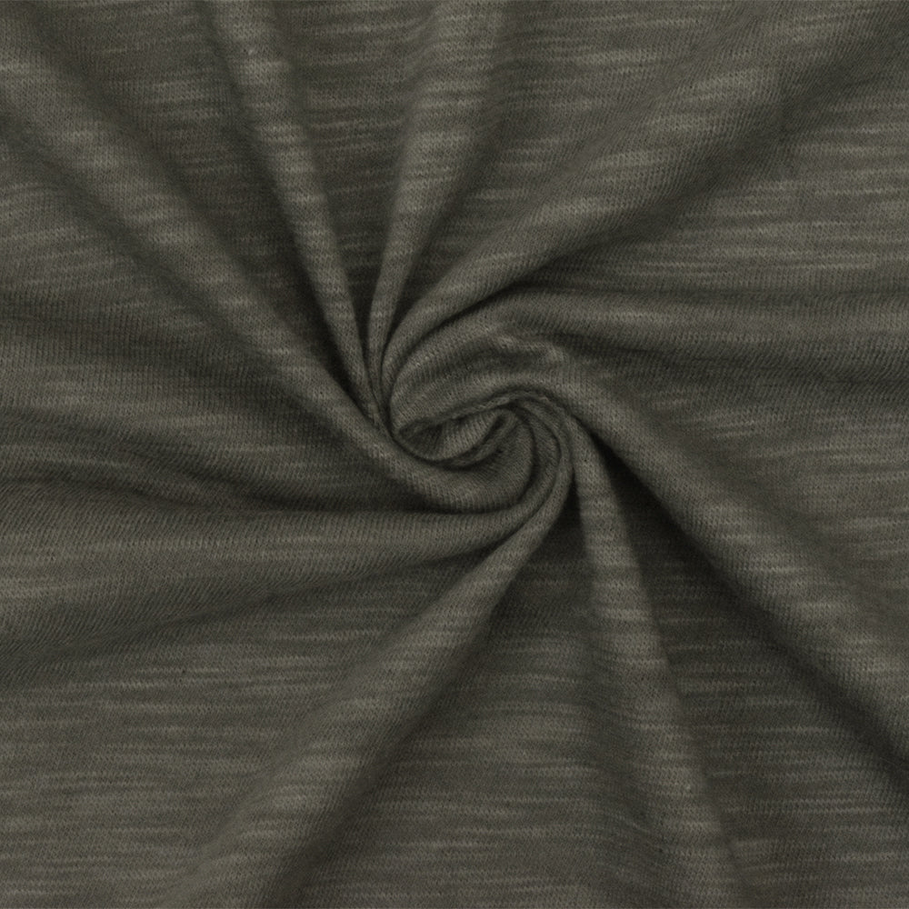 1 Yard Charcoal Gray Slub Stretch Spandex Rayon Jersey Knit Fabric For Dresses And Overlays 58 Inches Width