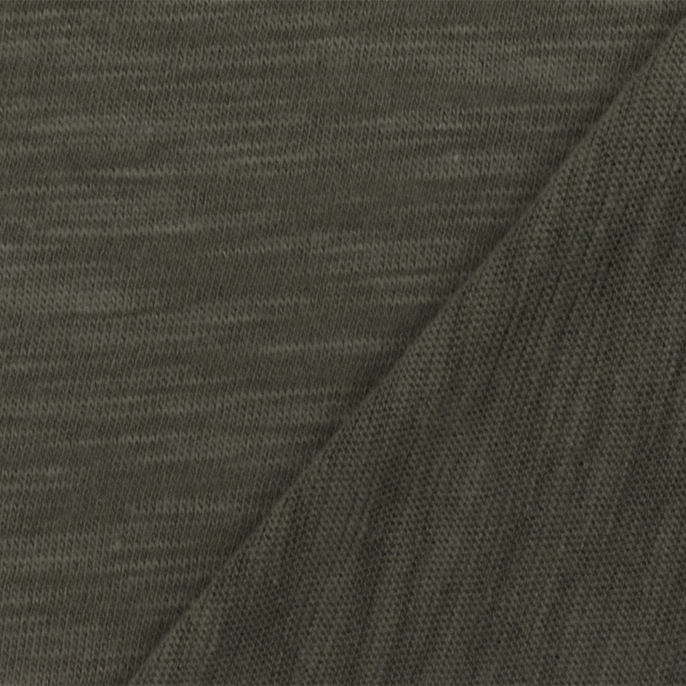 1 Yard Charcoal Gray Slub Stretch Spandex Rayon Jersey Knit Fabric For Dresses And Overlays 58 Inches Width