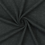 1 Yard Charcoal Gray Silver Texture Stretch Rayon Jersey Knit Fabric Soft Lightweight 58 Inches Width