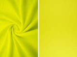1 Yard 2x1 Solid Rib Knit Fabric, 54/56? Wide Polyester Spandex Blend