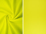 Rib Solid Stretch Knit Fabric