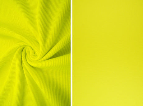 Rib Solid Stretch Knit Fabric