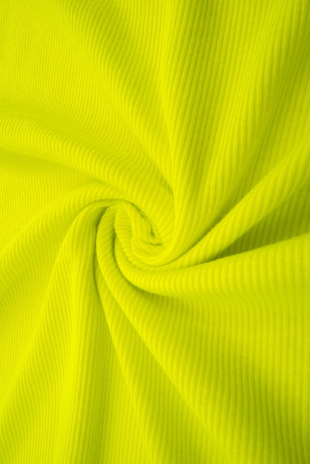 Rib Solid Stretch Knit Fabric