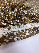 Viscose Staple Printed Brown Beige