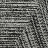 1 Yard Old White & Black Stripe Stretch Jersey Knit Fabric, 57 Inches Wide