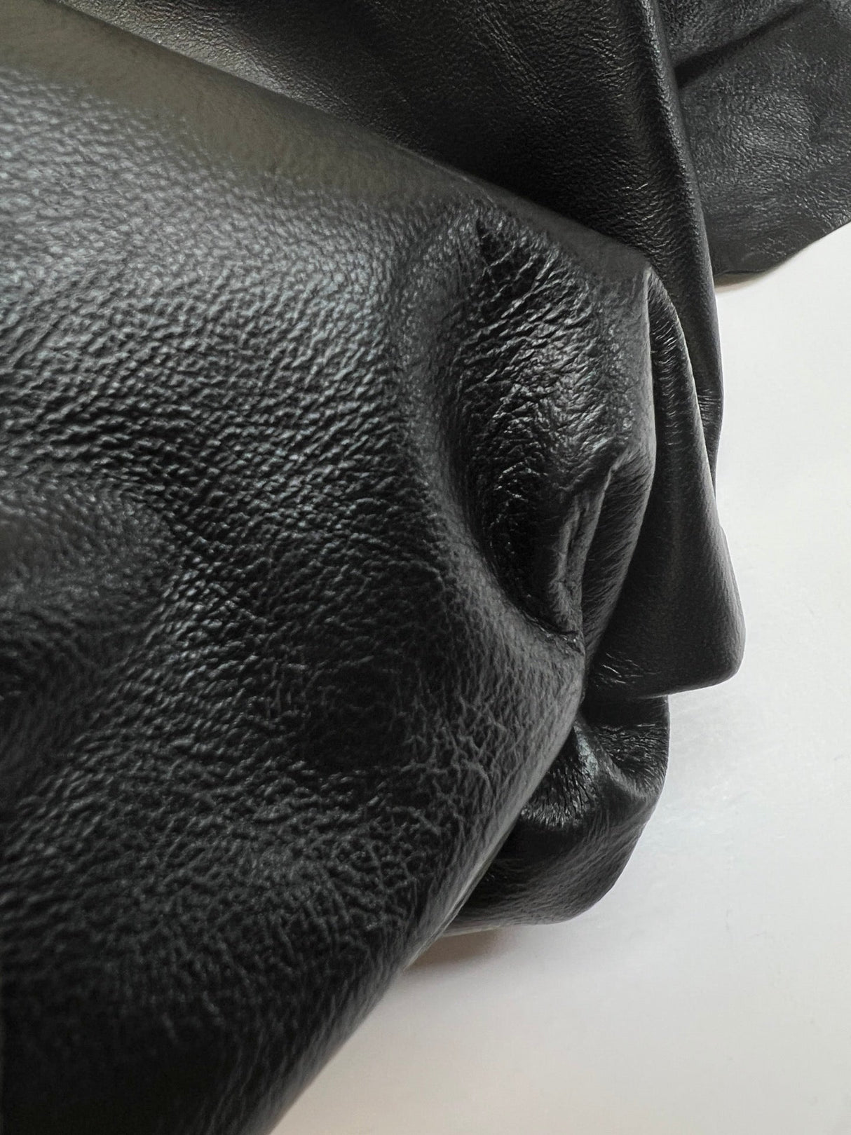 Black Brown Stretch Leather