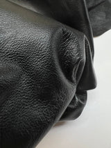 Black Brown Stretch Leather