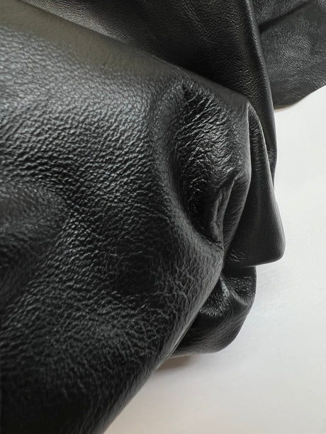 Black Brown Stretch Leather