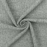 1 Yard Black & Light Icy Gray Rib Knit Textured Stretch Fabric for Dresses & Activewear, 57" Width
