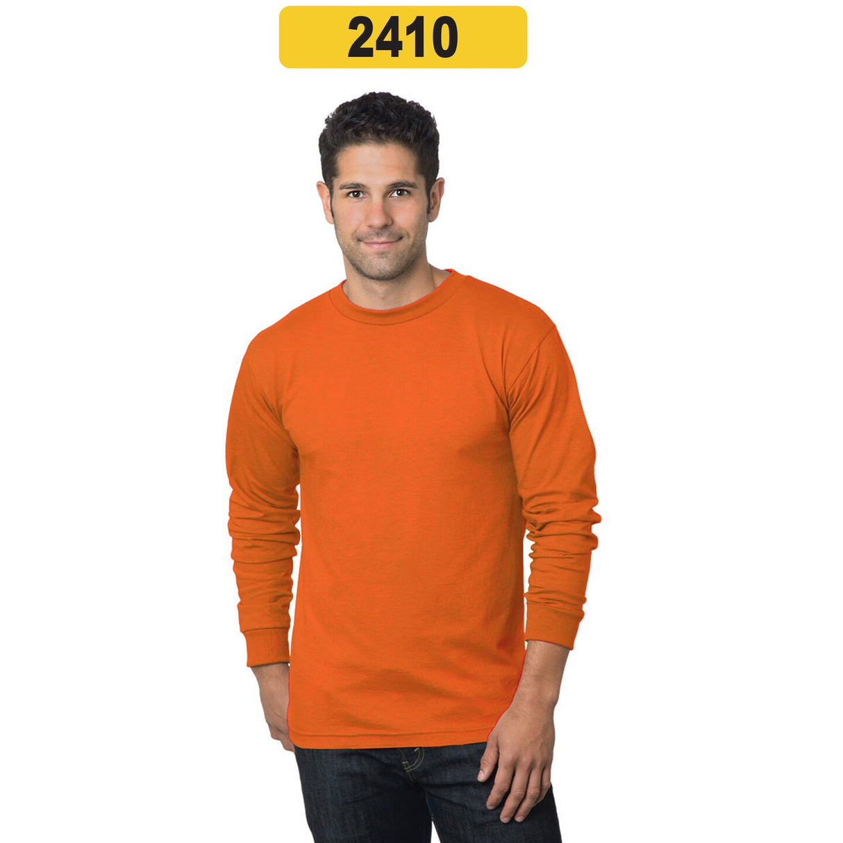 Gildan® Ultra Cotton Long Sleeve Crewneck Pocket T-Shirt - 2410