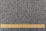 1 Yard Winter Black & White Brushed Rib Knit Soft Rayon Stretch Fabric, 65" Wide