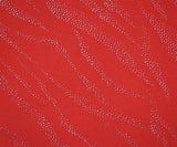 1 Yard Orange Silver Poly Rayon Stretch Sparkle Metallic Jersey Knit Fabric For Apparel Crafts 59 Inches Width