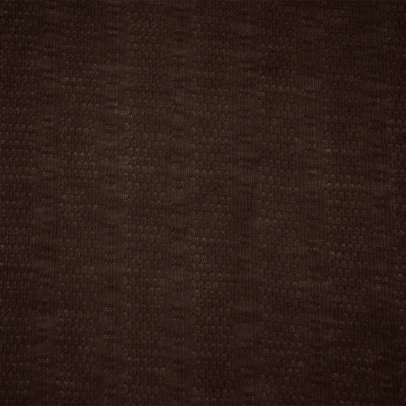 1 Yard Brown Poly Stretch Spandex Semi Sheer Stripe Rib Knit Fabric For Apparel Crafts 58 Inches Width