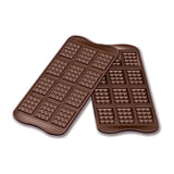 Silikomart Silicone Chocolate Mold: Mini Tablet 12 Cavities (Totaling 44 ml)