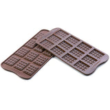 Silikomart Silicone Chocolate Mold: Mini Tablet 12 Cavities (Totaling 44 ml)
