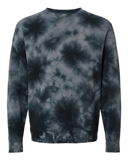 Unisex Midweight Tie-Dyed Crewneck Sweatshirt