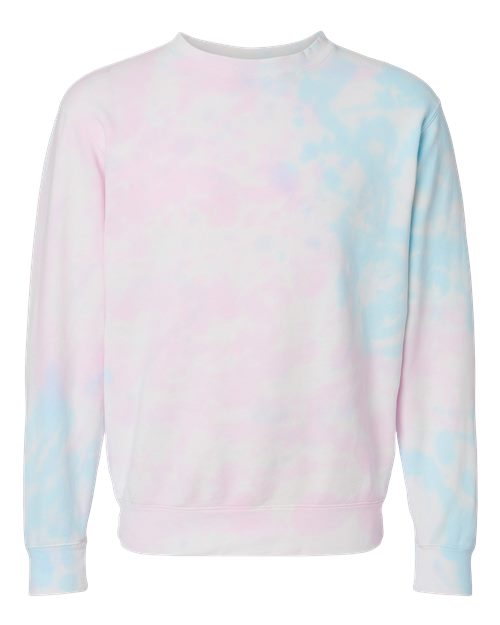 Unisex Midweight Tie-Dyed Crewneck Sweatshirt
