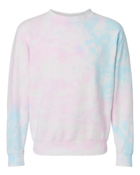 Unisex Midweight Tie-Dyed Crewneck Sweatshirt