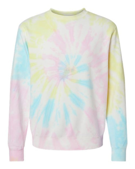 Unisex Midweight Tie-Dyed Crewneck Sweatshirt