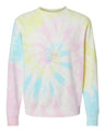 Unisex Midweight Tie-Dyed Crewneck Sweatshirt