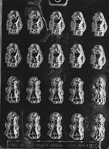 Bite Size Mr. And Mrs. Claus Chocolate Mold