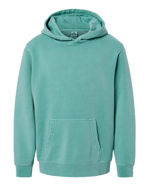 Youth Midweight Pigment-Dyed Hooded Sweatshirt