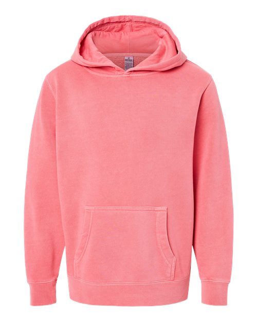 Youth Midweight Pigment-Dyed Hooded Sweatshirt