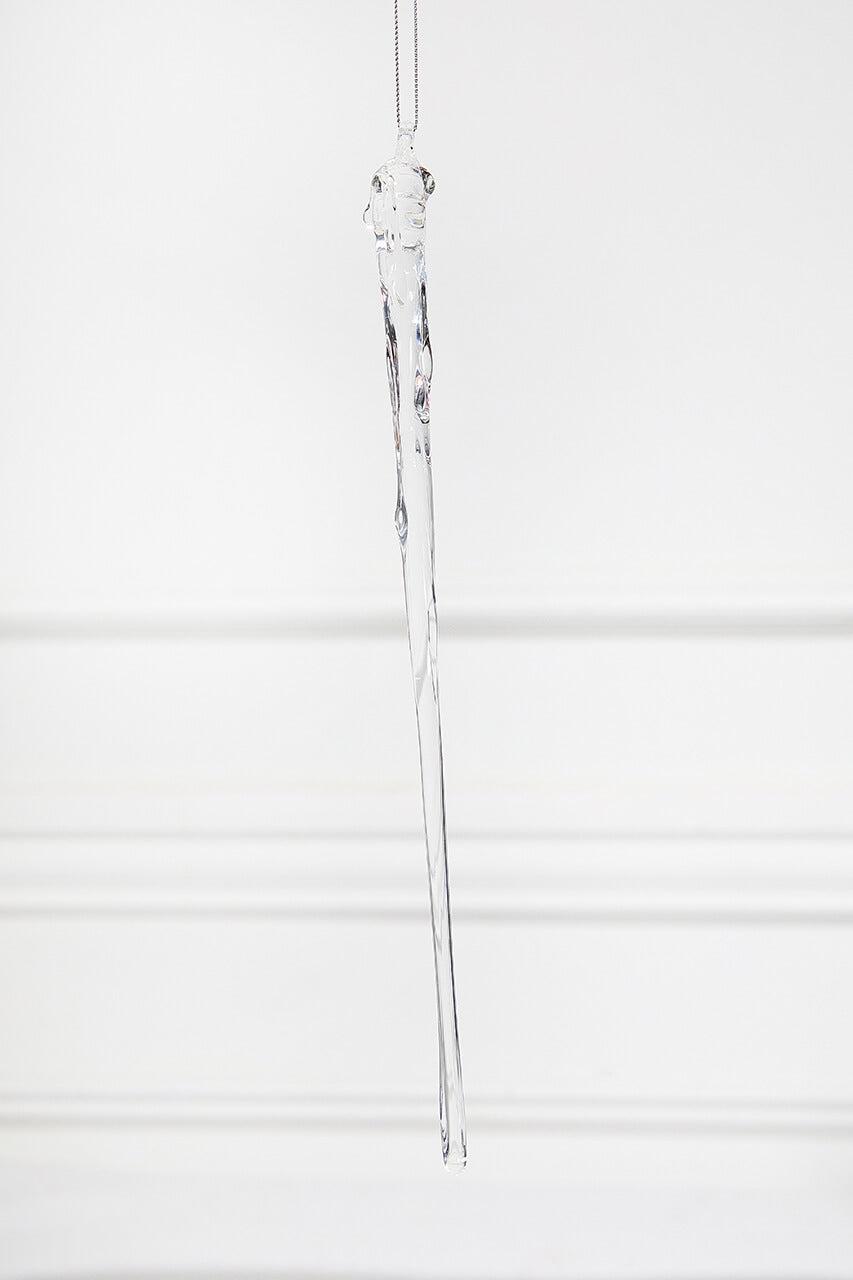Glass Icicle Ornament