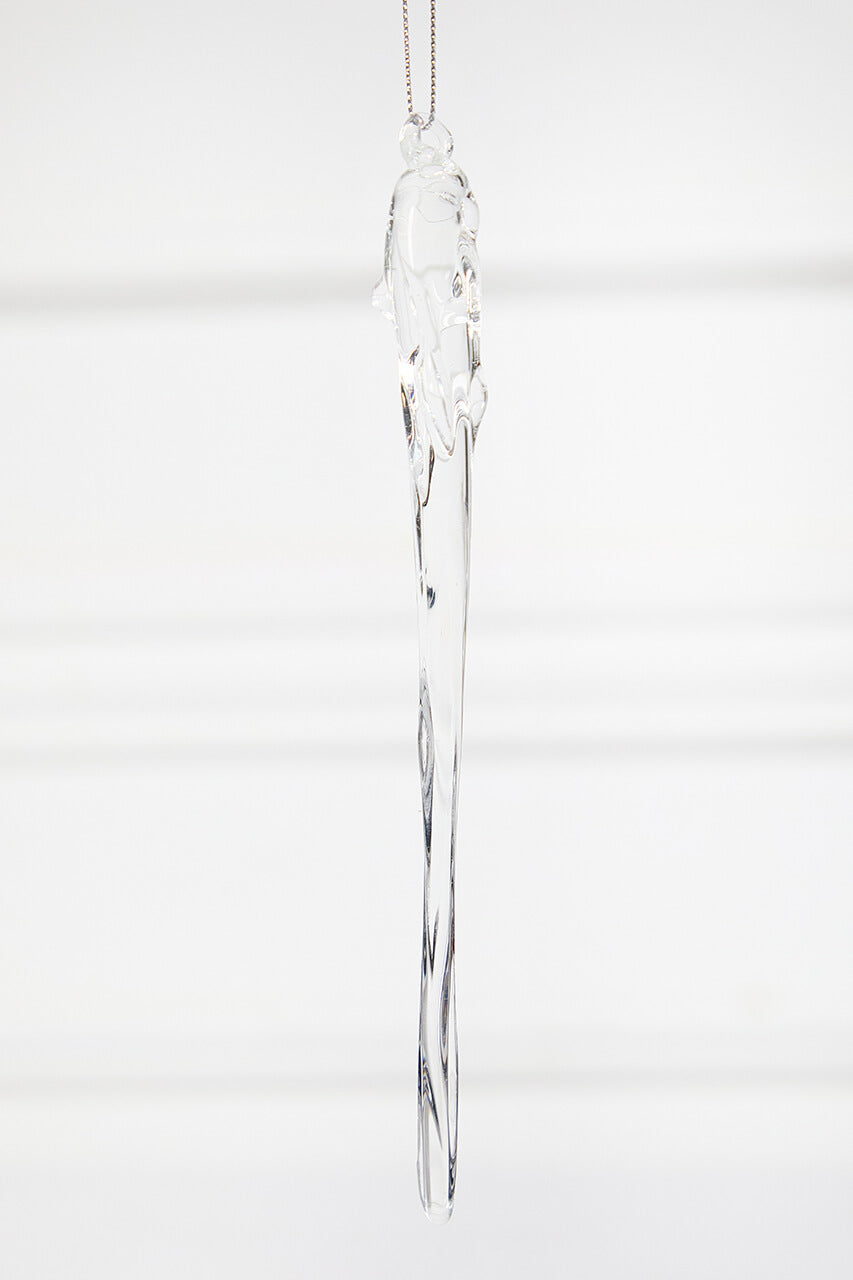 Glass Icicle Ornament