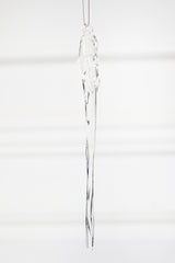 Glass Icicle Ornament
