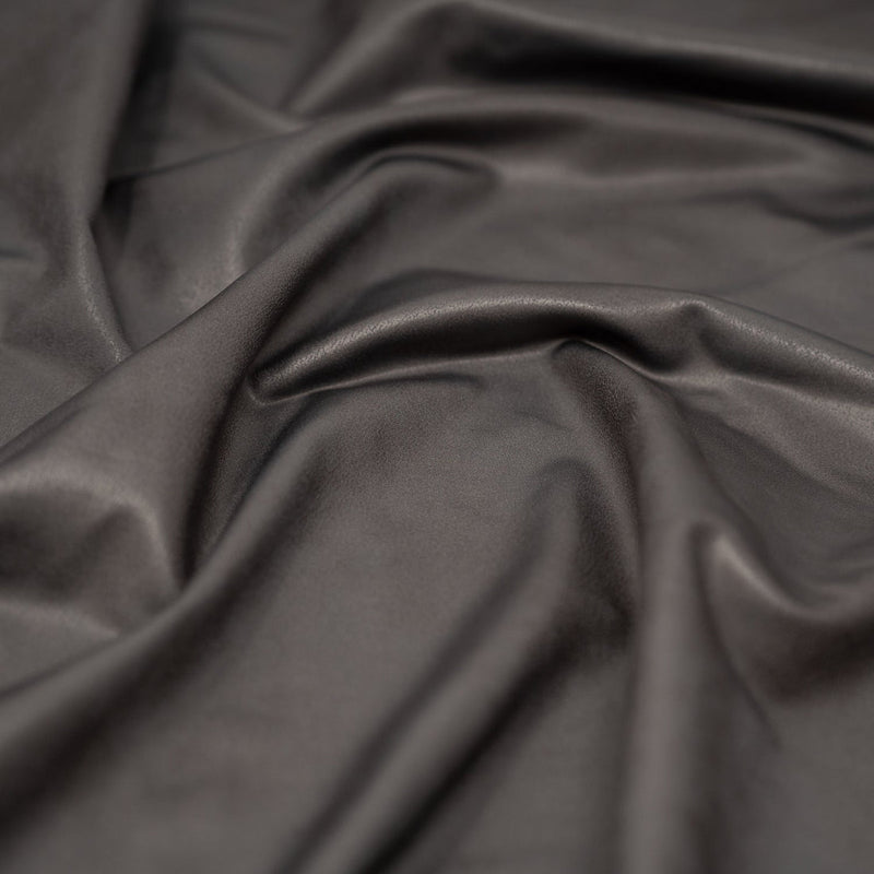 Blue Moon Cowboy Faux Leather Foil Printed Spandex Fabric 56" Wide, Stretchy & Durable for Costumes & Apparel