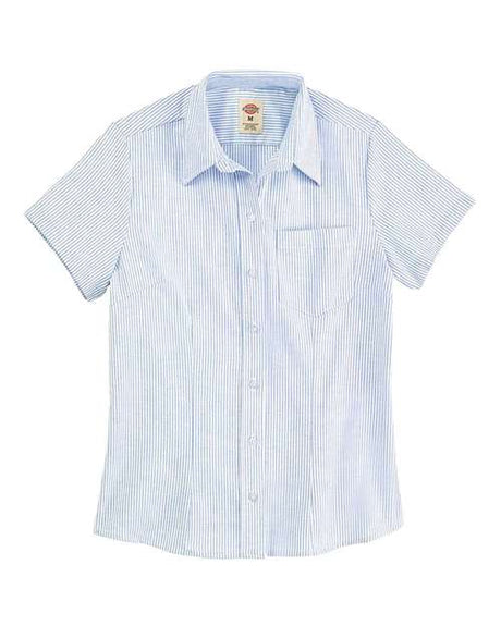 Dickies Women's Short Sleeve Stretch Oxford Shirt