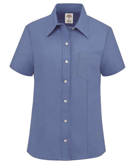 Dickies Women's Short Sleeve Stretch Oxford Shirt