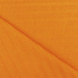 1 Yard Sunny Orange Rib Knit Lustrous Rayon & Spandex Stretch Fabric for Dancewear, 55" Wide