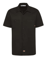 Dickies Men's Industrial Short Sleeve Cotton Work Shirt