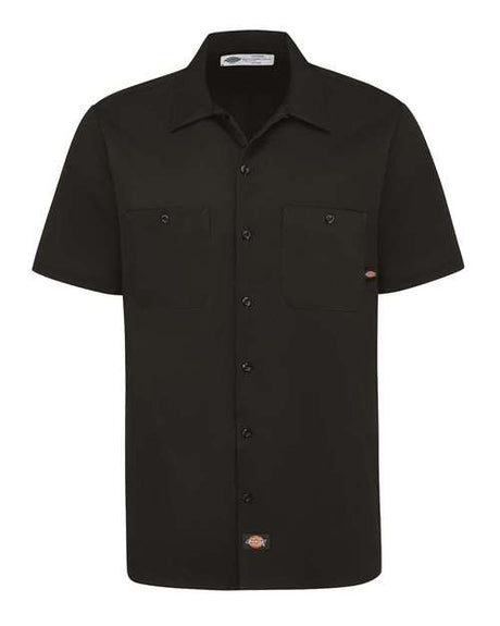 Dickies Men's Industrial Short Sleeve Cotton Work Shirt