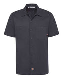 Dickies Men's Industrial Short Sleeve Cotton Work Shirt