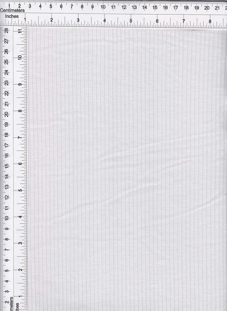 Rib Solid Stretch Knit Fabric