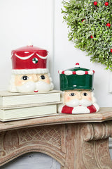 6" Ceramic Nutcracker Container - 2 Assorted