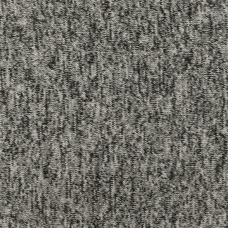 1 Yard Bright White, Black & Gray Texture Stretch Jersey Knit Fabric, 54" Wide