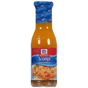 MCCORMICK SCAMPI SAUCE 7.5 OZ BOTTLE