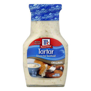 MCCORMICK GOLDEN DIPT TARTAR SAUCE 8 OZ BOTTLE