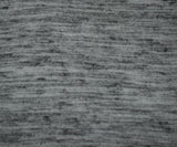 1 Yard Gray Black Rayon Stretch Spandex Brushed Slub Jersey Knit Fabric For Apparel Crafts 54 Inches Width