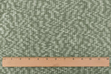 1 Yard Forest Green & White Textured Brushed Rib Knit Opaque Stretch Fabric, 58 Inches