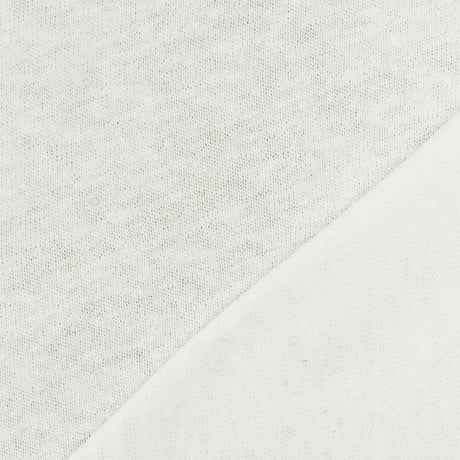 1 Yard Wind Ivory Jersey Knit Soft Slub Texture Poly Cotton Stretch Fabric , 65" Wide